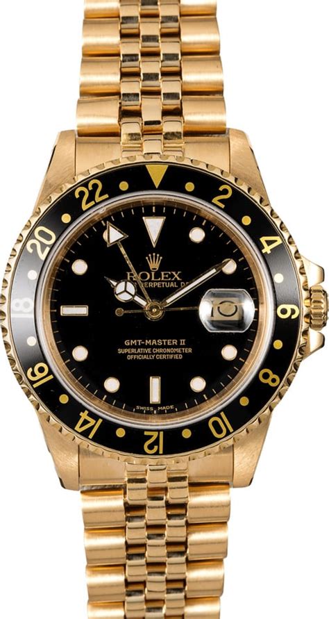 rolex gmt jubilee yellow gold